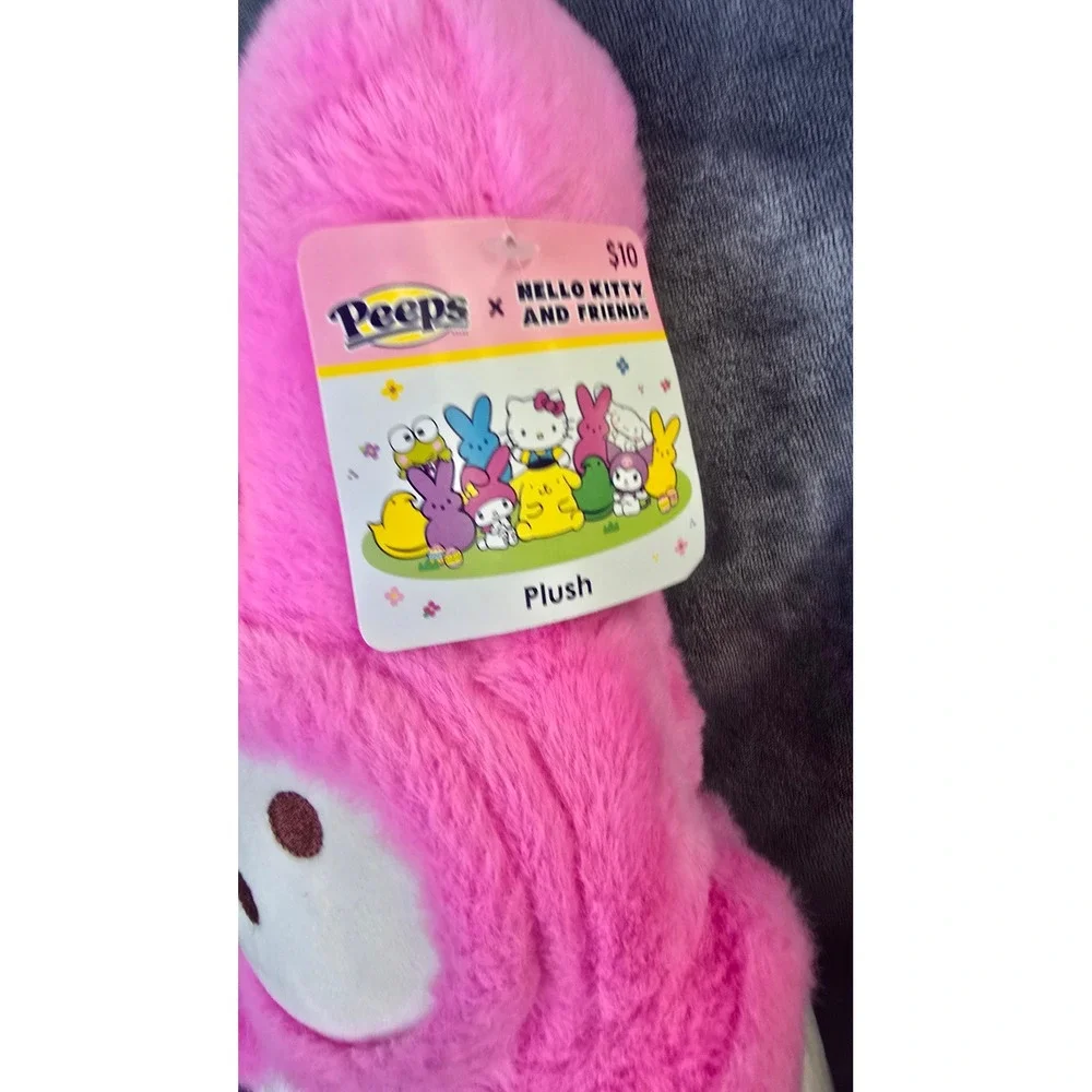 Peeps x My Melody Sanrio Hello Kitty and Friends Pink Bunny Plush Toy New
